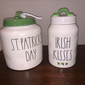 Rae Dunn st patricks day Canister Set